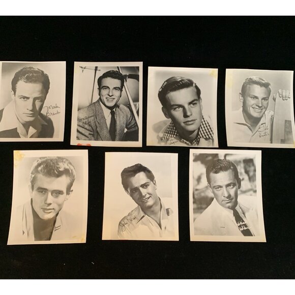 De Luxe Photo Service Other - From De Luxe Photo Service 7 Vintage Hollywood Celebrity Actors Portraits B&W's